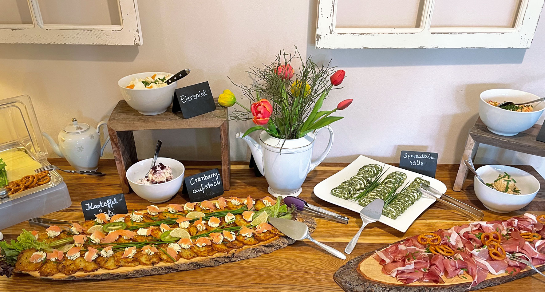 Abwechslungsreiche Buffets